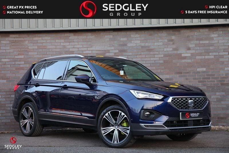 Blue Used 2021 Seat Tarraco XCELLENCE Lux SUV | £20,900 (Good price) - Image 1/4