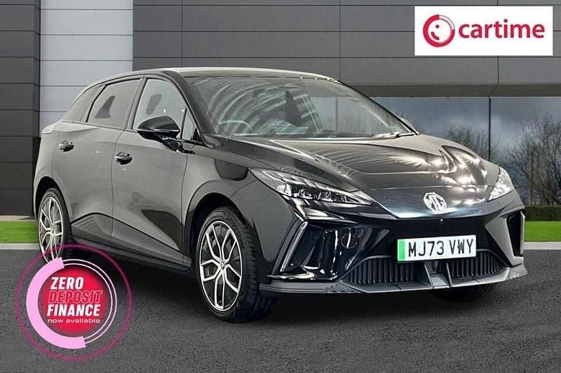 Black Used 2023 MG MG4 EV Trophy Hatchback | £15,799 (Fair price) - Image 1/4