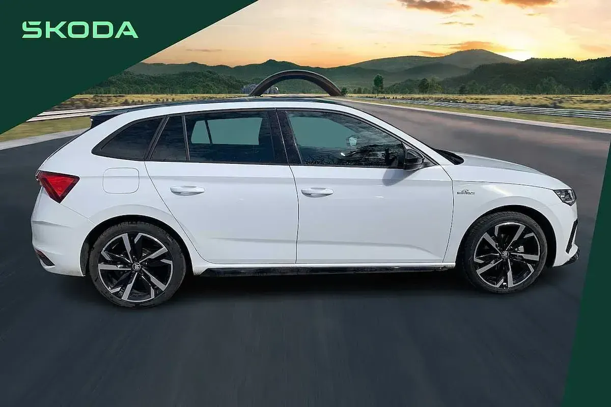 Used Skoda Scala Monte Carlo 150 HP (110 kW) 2025 White Hatchback