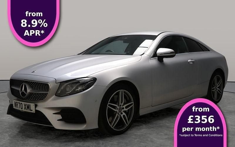 Silver Used 2020 Mercedes E300 AMG line Coupe | £24,458 (Good price) - Image 1/3