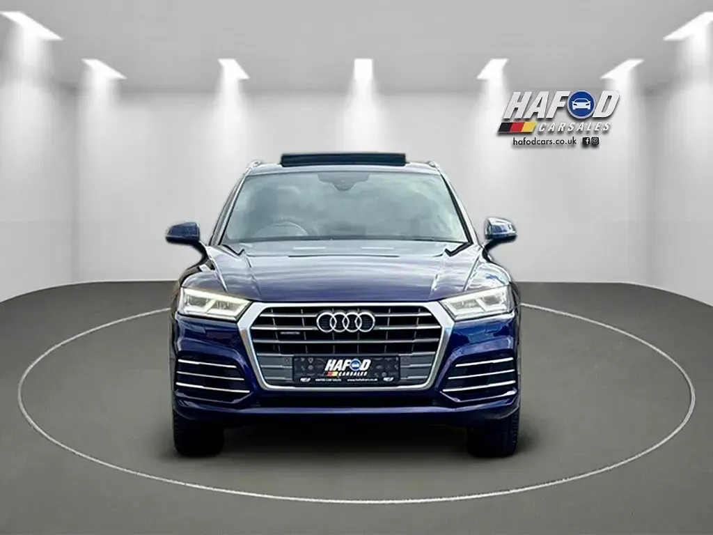 Used Audi Q5 S-Line 190 HP (139 kW) 2017 Blue SUV