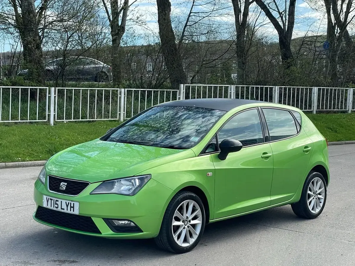 Used Seat Ibiza 85 HP (62 kW) 2015 Green Hatchback