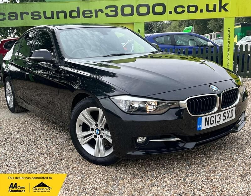 Black Used 2013 BMW 320 Sport Line Sedan | £7,350 (Fair price) - Image 1/4