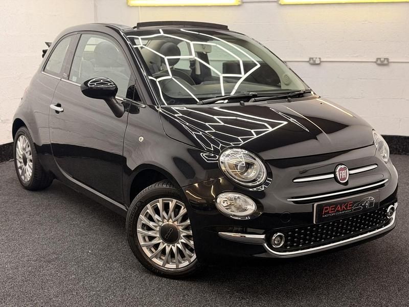 Used Fiat 500C Lounge 69 HP (50 kW) 2019 Black Cabriolet
