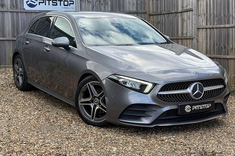 Used Mercedes A180 AMG Line Premium 136 HP (100 kW) 2019 Grey Hatchback