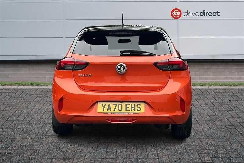 Used Vauxhall Corsa-e Elite 100 kW (136 HP) 2020 Orange Hatchback
