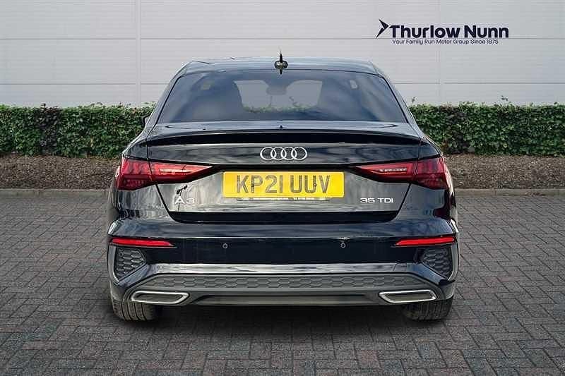 Used Audi A3 S-Line 150 HP (110 kW) 2021 Black Sedan