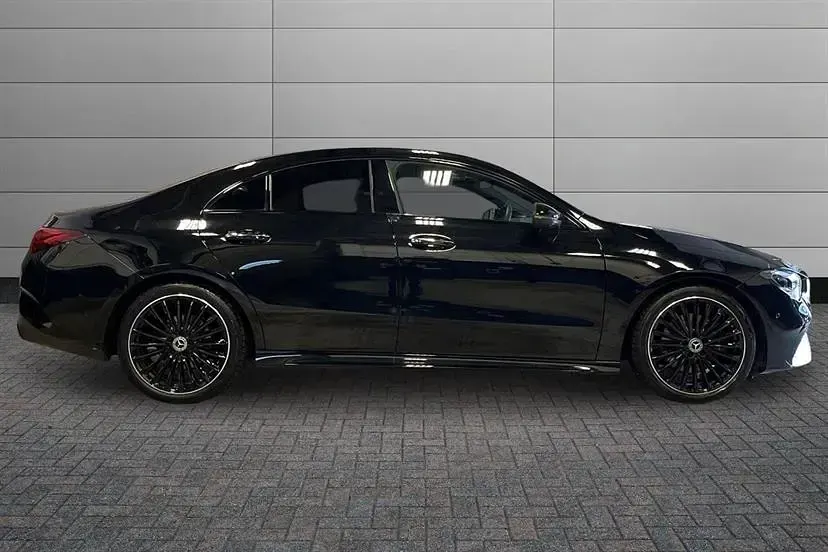 Used Mercedes CLA200 AMG Line Premium Plus 163 HP (119 kW) 2025 Cosmos black Sedan