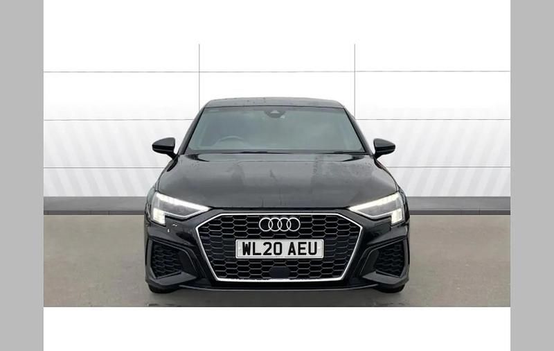 Used Audi A3 S-Line 150 HP (110 kW) 2020 Black Sedan