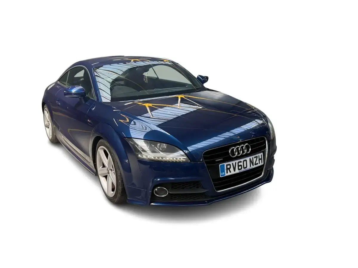 Used Audi TT S-Line 170 HP (125 kW) 2010 Blue Coupe
