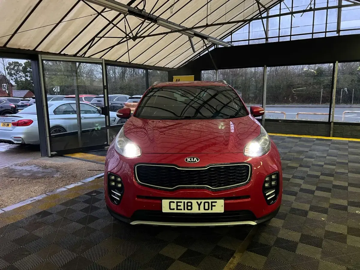 Begagnad Kia Sportage GT-Line 177 HK (130 kW) 2018 Röd SUV