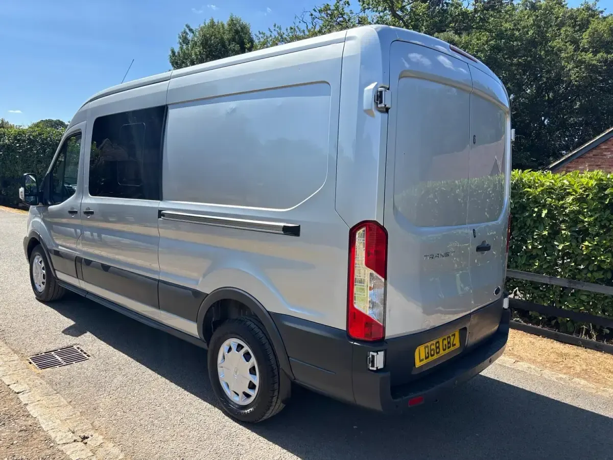Used Ford Transit 130 HP (95 kW) 2018 Silver Van