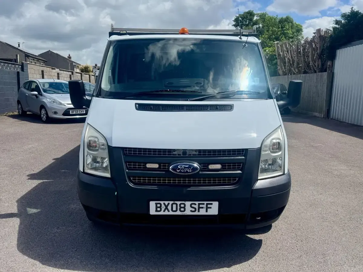 Used Ford Transit 100 HP (73 kW) 2008 White Cabriolet