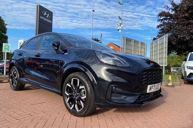 Black Used 2021 Ford Puma ST-Line X Hatchback | £14,900 (Fair price) - Image 1/4