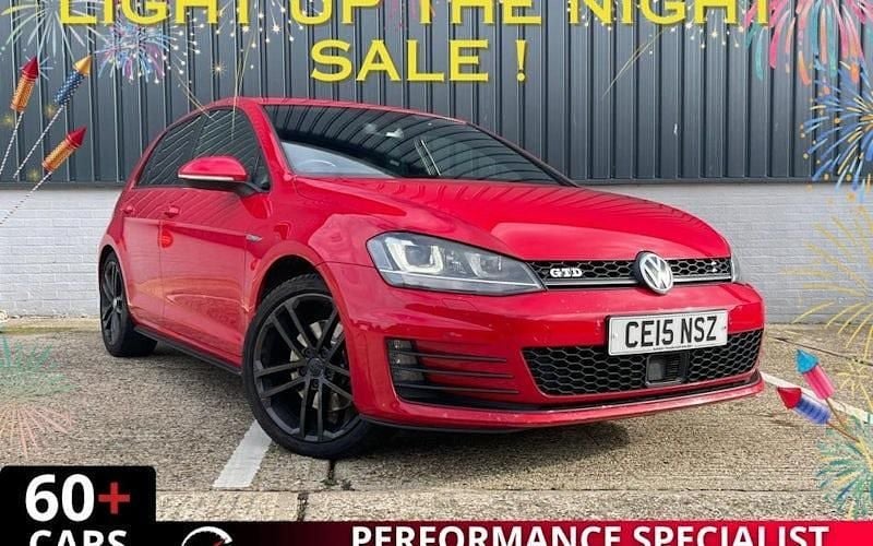 Red Used 2015 VW Golf VII GTD Hatchback | £9,500 (Fair price) - Image 1/2