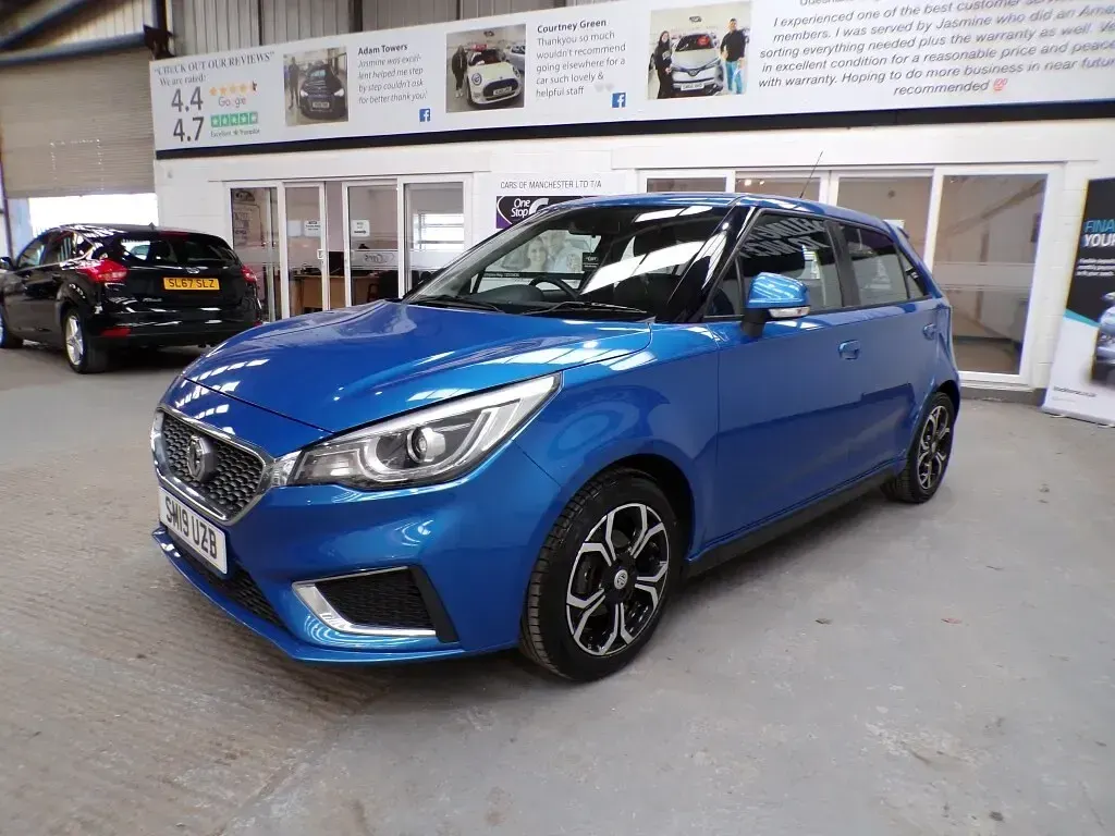 Used MG MG3 Exclusive 106 HP (77 kW) 2019 Blue Hatchback