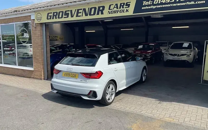 Used Audi A1 Sportback S-Line 116 HP (85 kW) 2019 White Hatchback