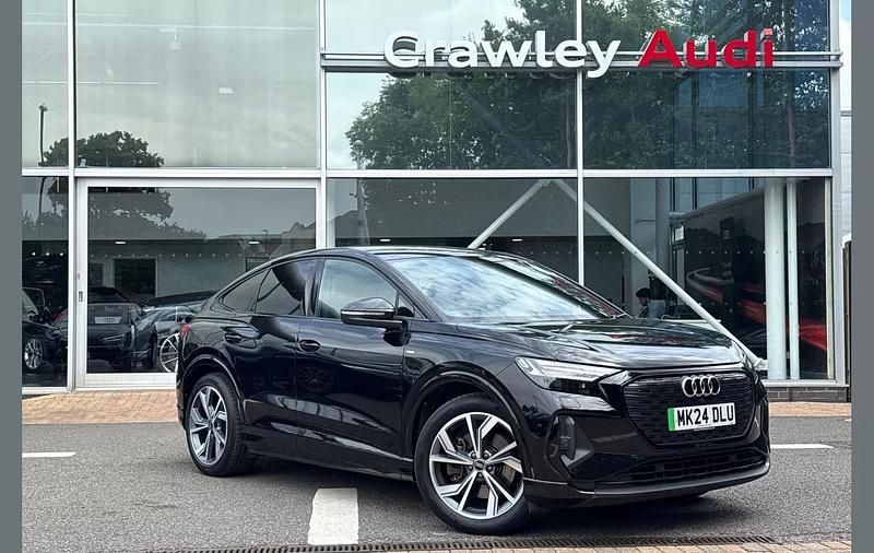 Black Used 2024 Audi Q4 Sportback e-tron Comfort SUV | £36,390 (Expensive) - Image 1/4