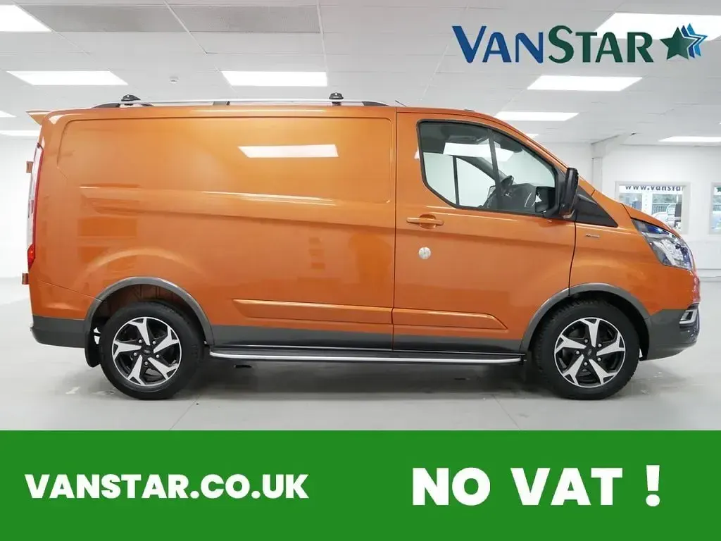 Used Ford Transit Custom Active 130 HP (95 kW) 2022 Orange Van