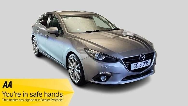 Silver Used 2016 Mazda 3 Inclusive Hatchback | £8,250 (Fair price) - Image 1/3