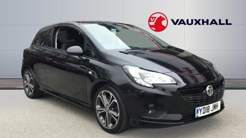Black Used 2018 Vauxhall Corsa Edition Hatchback | £7,622 (Fair price) - Image 1/4