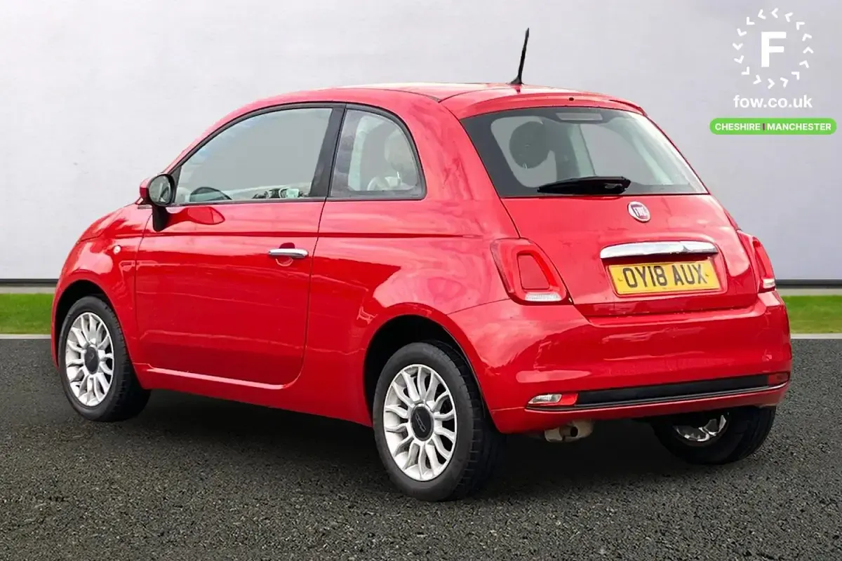 Used Fiat 500 Pop Star 69 HP (50 kW) 2018 Red Hatchback