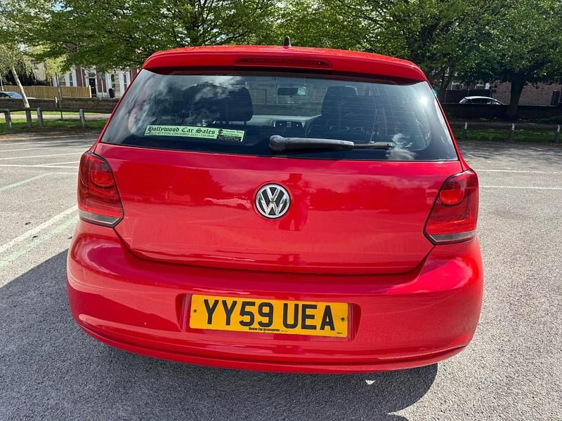 Begagnad VW Polo 60 HK (44 kW) 2010 Röd Halvkombi