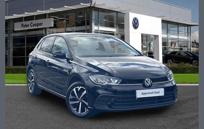 Used VW Polo Match 95 HP (69 kW) 2025 Black Hatchback