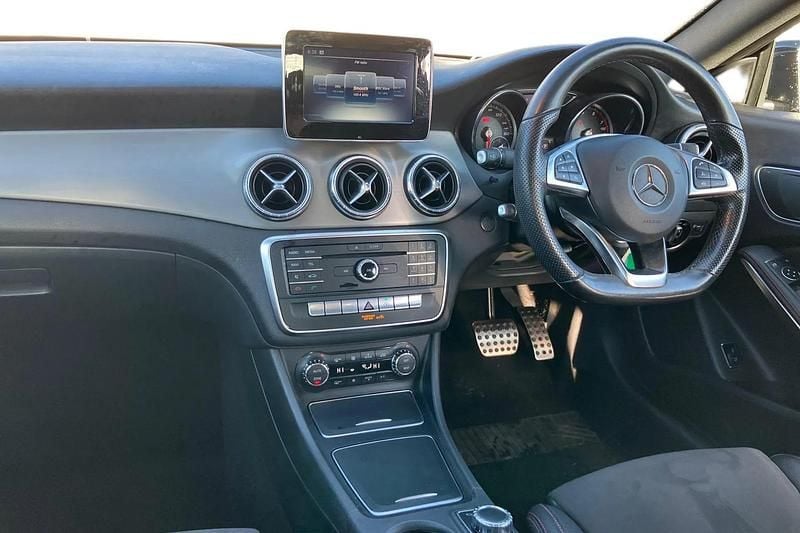 Used Mercedes CLA180 AMG line 122 HP (89 kW) 2018 Black Sedan