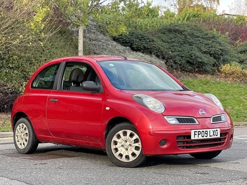 Red Used 2009 Nissan Micra Visia+ Hatchback | £695 (Super price) - Image 1/4