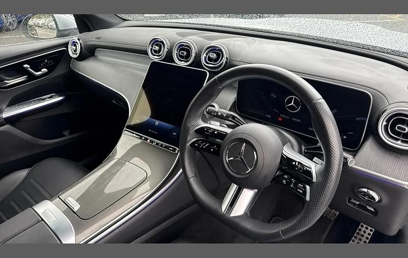 Used Mercedes GLC300e AMG Line Premium 313 HP (230 kW) 2025 Silver SUV