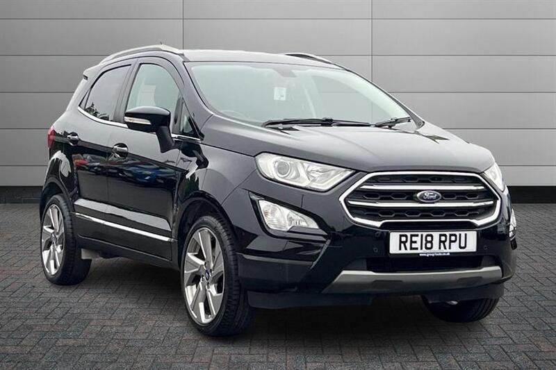 Shadow black Used 2018 Ford Ecosport Titanium SUV | £8,691 (Fair price) - Image 1/2