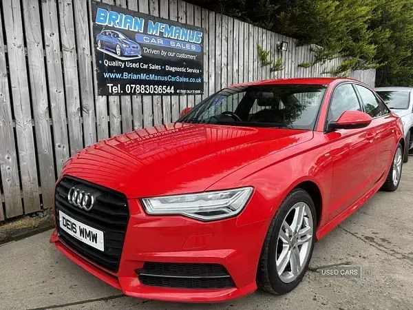 Used Audi A6 S-Line 218 HP (160 kW) 2016 Red Sedan