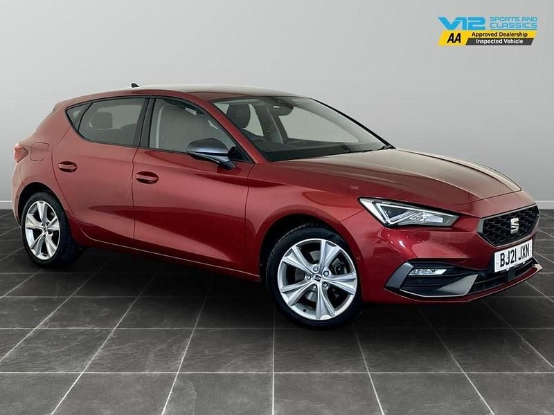 Red Used 2021 Seat Leon FR Hatchback | £10,495 (Good price) - Image 1/2