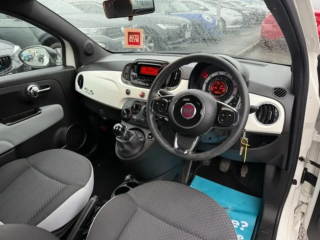 Używany Fiat 500C Pop 69 KM (50 kW) 2020 Biały Kabriolet