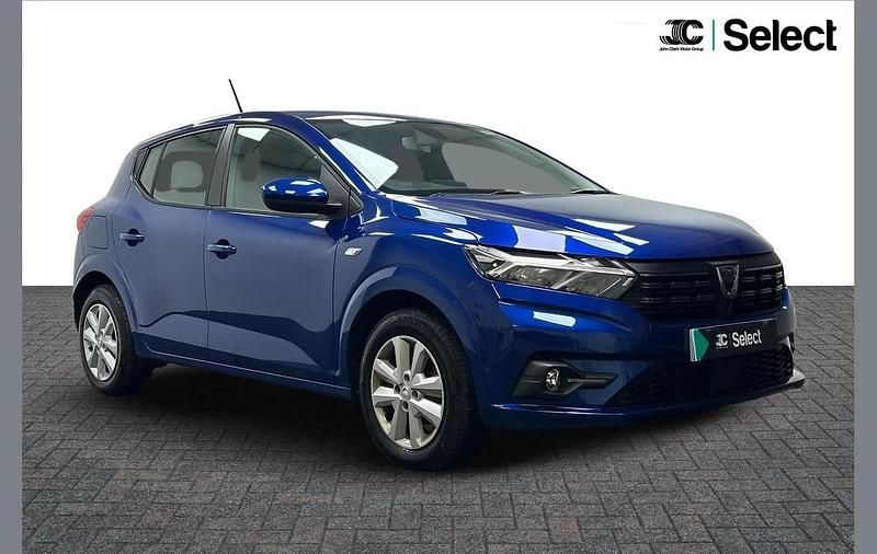 Blue Used 2022 Dacia Sandero Comfort Hatchback | £10,600 (Good price) - Image 1/4