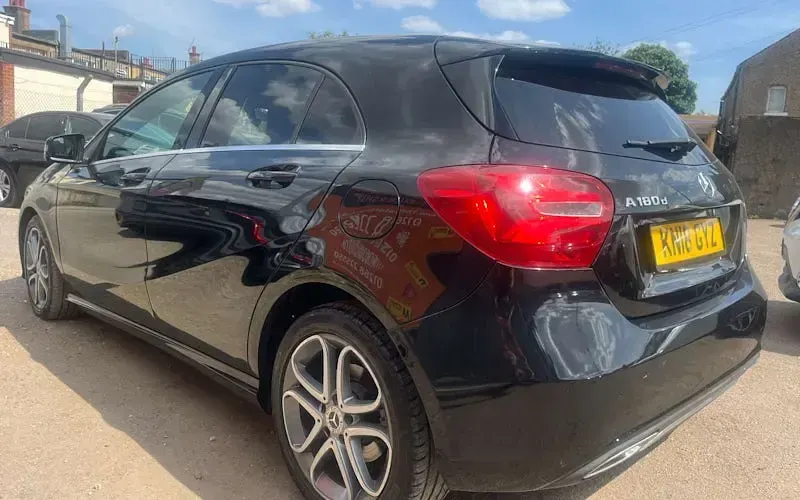 Used Mercedes A180 Sport Edition 109 HP (80 kW) 2018 Black Hatchback