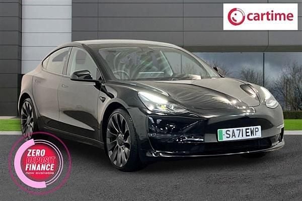 Black Used 2021 Tesla Model 3 Performance Sedan | £28,500 - Image 1/4