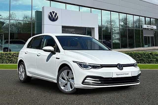 White Used 2022 VW Golf VIII Style Hatchback | £19,491 (Fair price) - Image 1/4