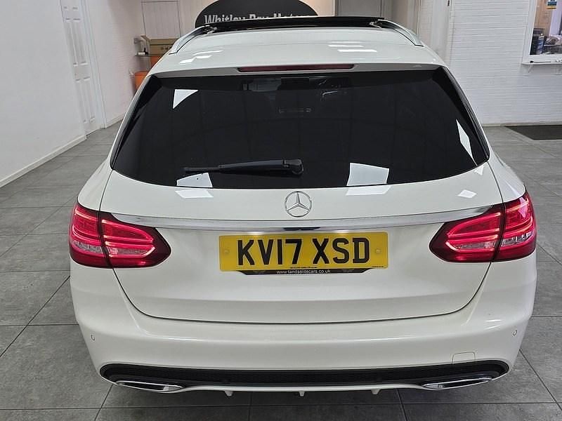 Used Mercedes C250 AMG Line Premium Plus 2017 White Estate