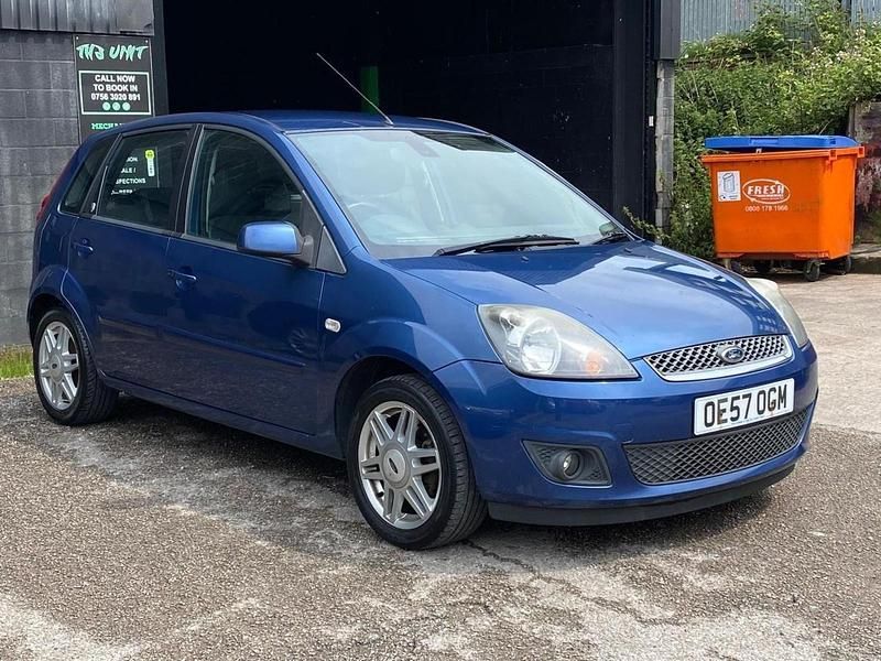 Used Ford Fiesta Ghia 2008 Blue Hatchback