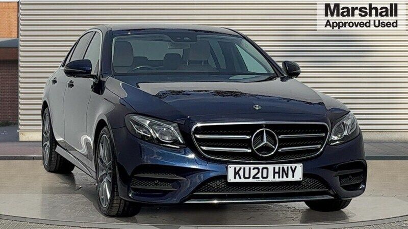 Blue Used 2020 Mercedes E220 AMG line Sedan | £27,519 (Fair price) - Image 1/4