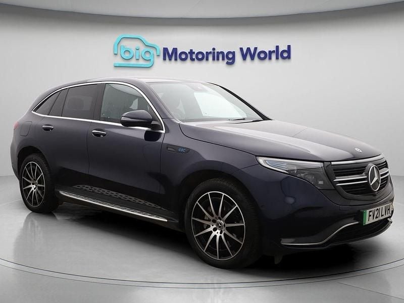 Blue Used 2021 Mercedes EQC400 AMG line SUV | £20,135 (Good price) - Image 1/4