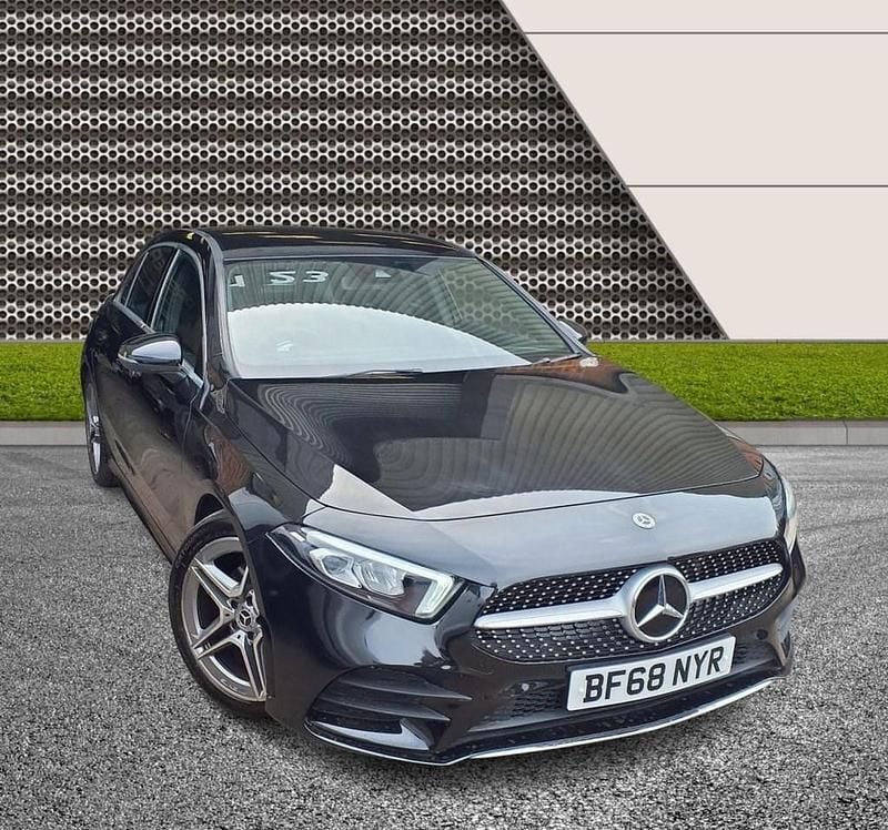 Black Used 2018 Mercedes A200 AMG line Hatchback | £11,995 (Super price) - Image 1/4