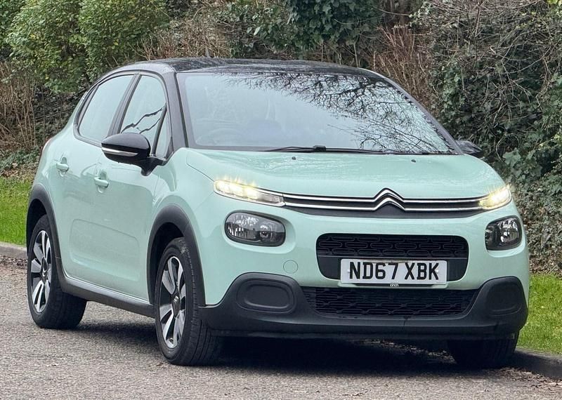 Green Used 2018 Citroën C3 Feel Hatchback | £4,675 (Good price) - Image 1/4