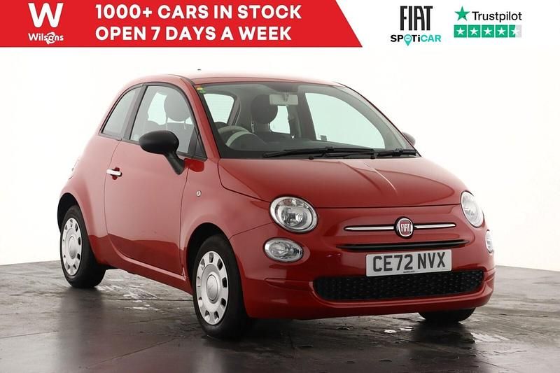 Red Used 2022 Fiat 500 Pop Hatchback | £9,399 - Image 1/3