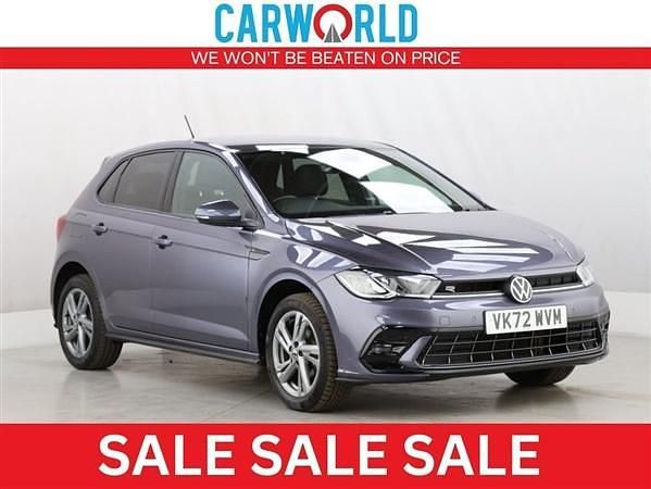 Grey Used 2022 VW Polo R-line Hatchback | £18,588 (Expensive) - Image 1/3