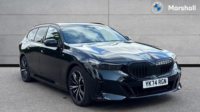 Black Used 2025 BMW 530e M Sport Estate | £47,457 (Good price) - Image 1/4