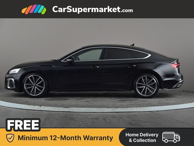 Used Audi A5 S-Line 2022 Black Hatchback