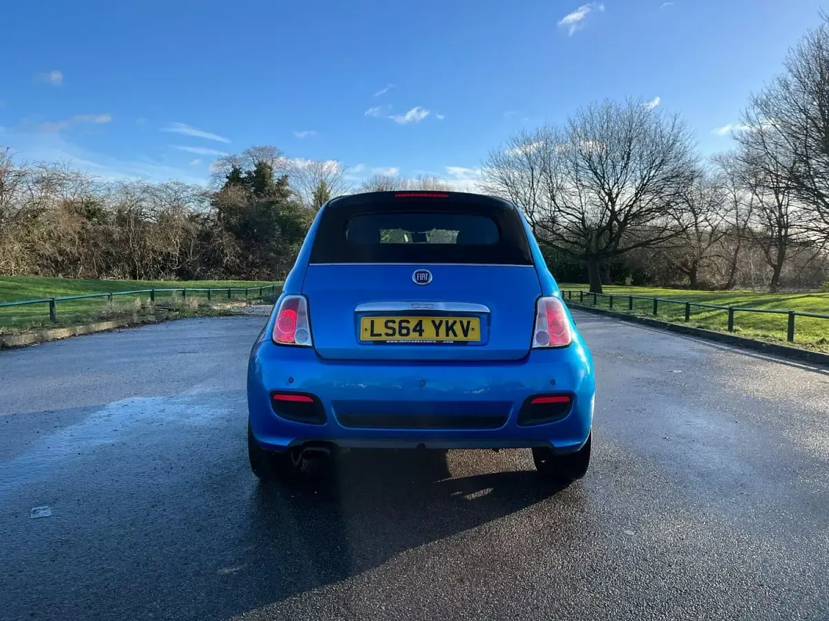 Używany Fiat 500C S 105 KM (77 kW) 2014 Niebieski Kabriolet